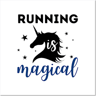 Running is Magical Posters and Art